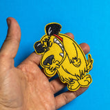 Parche "Perro Pulgoso riendo"