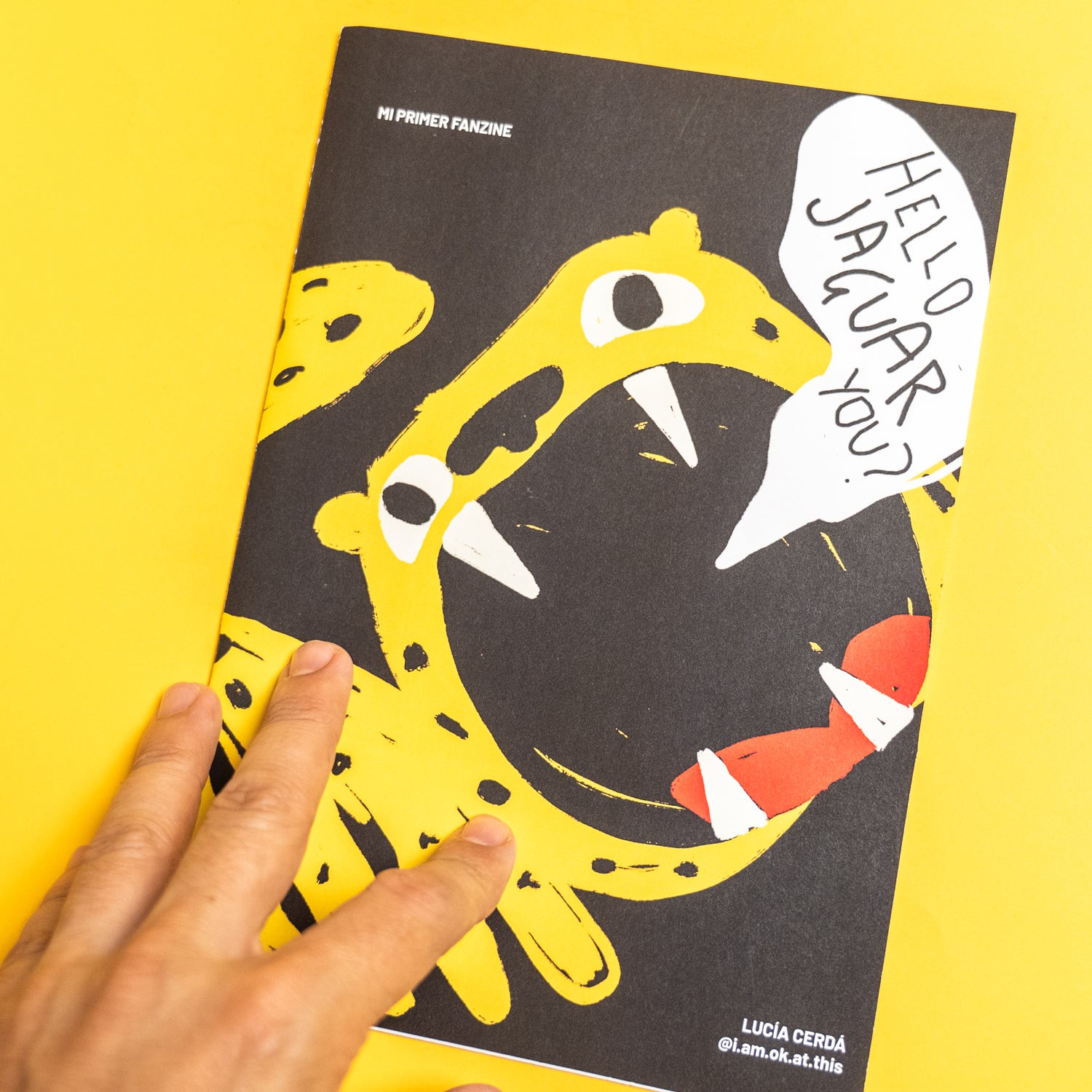LUCÍA CERDÀ | Fanzine "Mi primer fanzine: Hello Jaguar You?"