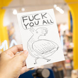 Postal "Fuck You All" x DAVID SHRIGLEY