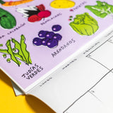Calendario 2026 con las frutas y verduras de temporada X LAMASQWERTY
