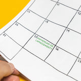 Calendario 2026 con las frutas y verduras de temporada X LAMASQWERTY