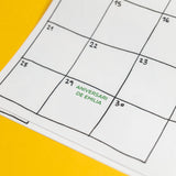 Calendario 2026 con las frutas y verduras de temporada X LAMASQWERTY