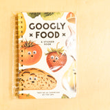 Librito de pegatinas "Googly Food" con ojitos saltones