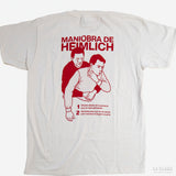 JAMSITO | Camiseta "Maniobra de Heimlich" (crudo+rojo)