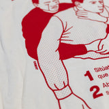 JAMSITO | Camiseta "Maniobra de Heimlich" (crudo+rojo)