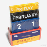 Calendario pequeño manual vintage