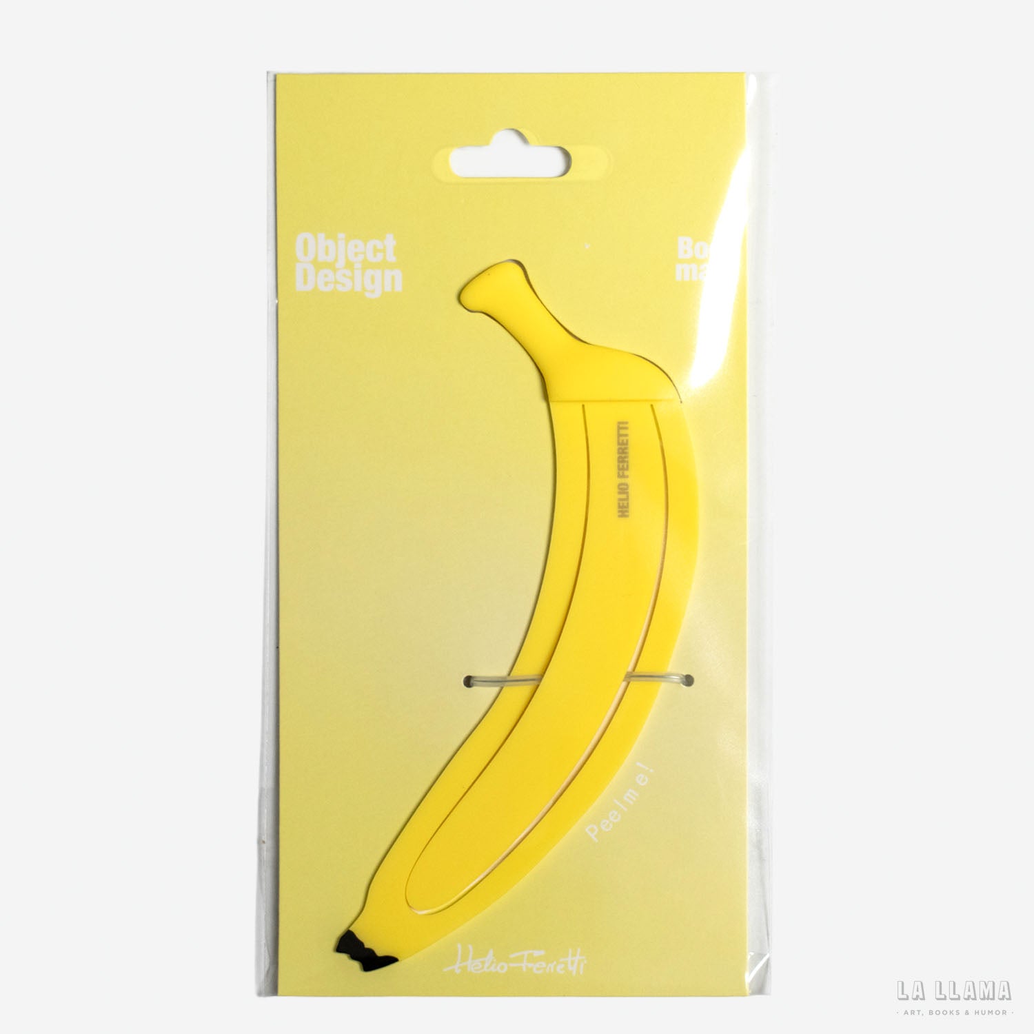 Marcapáginas plátano
