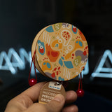 Tambor de madera vintage