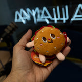 Llavero peluche hamburguesa