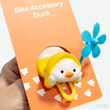 Accesorio para bici: Patito adorable con molino que gira
