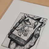 LAMASQWERTY | Grabado "Eye am Happy"