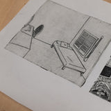 LAMASQWERTY | Grabado "Dos habitaciones"