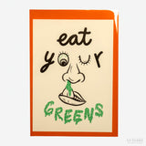 Postal "Eat your greens" X DEAR GOOFS