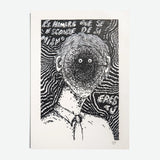 HÉCTOR VENTURA | Serigrafía "El hombre que se esconde de si mismo" 50x70cm