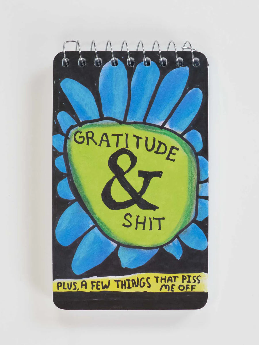 Libreta espiral "Gratitude & Shit"