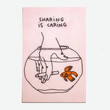 Postal "Sharing is Caring” X LAMASQWERTY