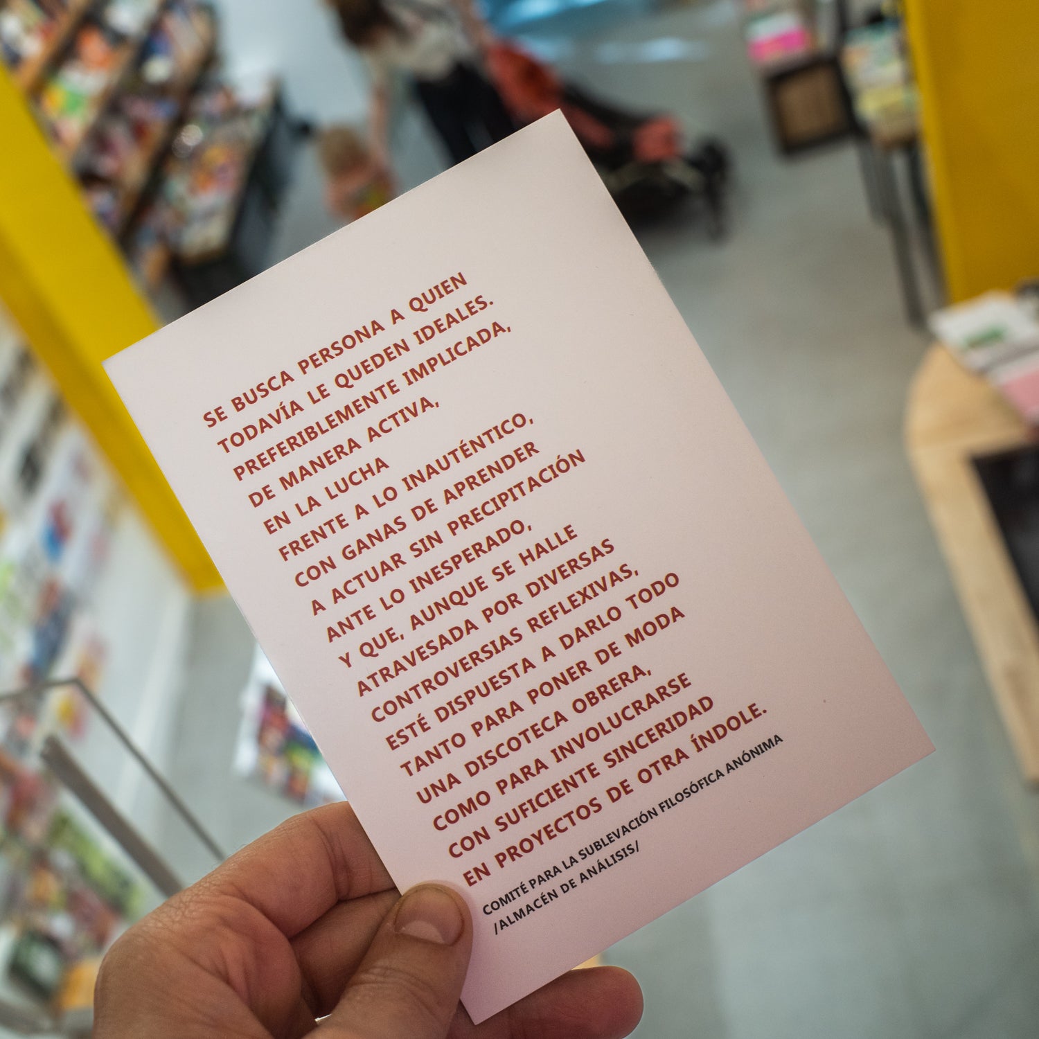 ALMACÉN DE ANÁLISIS | Postal (varias)