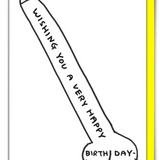 Postal "Wishing you a very Happy Birthday!" x DAVID SHRIGLEY