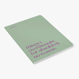Libreta "Things I overthought for absolutely no reason"