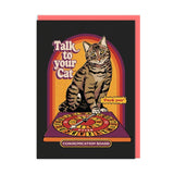 Postal "Talk to your Cat" X OHH DEER