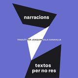 SAMUEL BECKETT | narracions. textos per no res