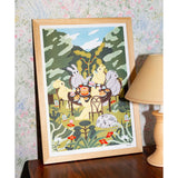KIBLIND ATELIER | Print "La merienda en el jardín" X MAGDA CHMIELOWSKA