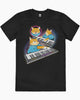 Camiseta Gato tocando el piano