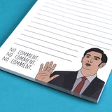 Libreta Succesion: "Greg - No Comment"