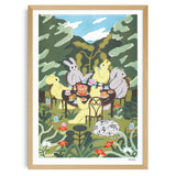 KIBLIND ATELIER | Print "La merienda en el jardín" X MAGDA CHMIELOWSKA