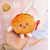 Llavero peluche hamburguesa