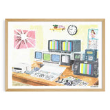 KIBLIND ATELIER | Print "Pantallas tele retro" X LUCA BJORNSTEN