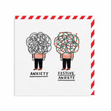 Postal Navidad Gemma Correll- Anxiety