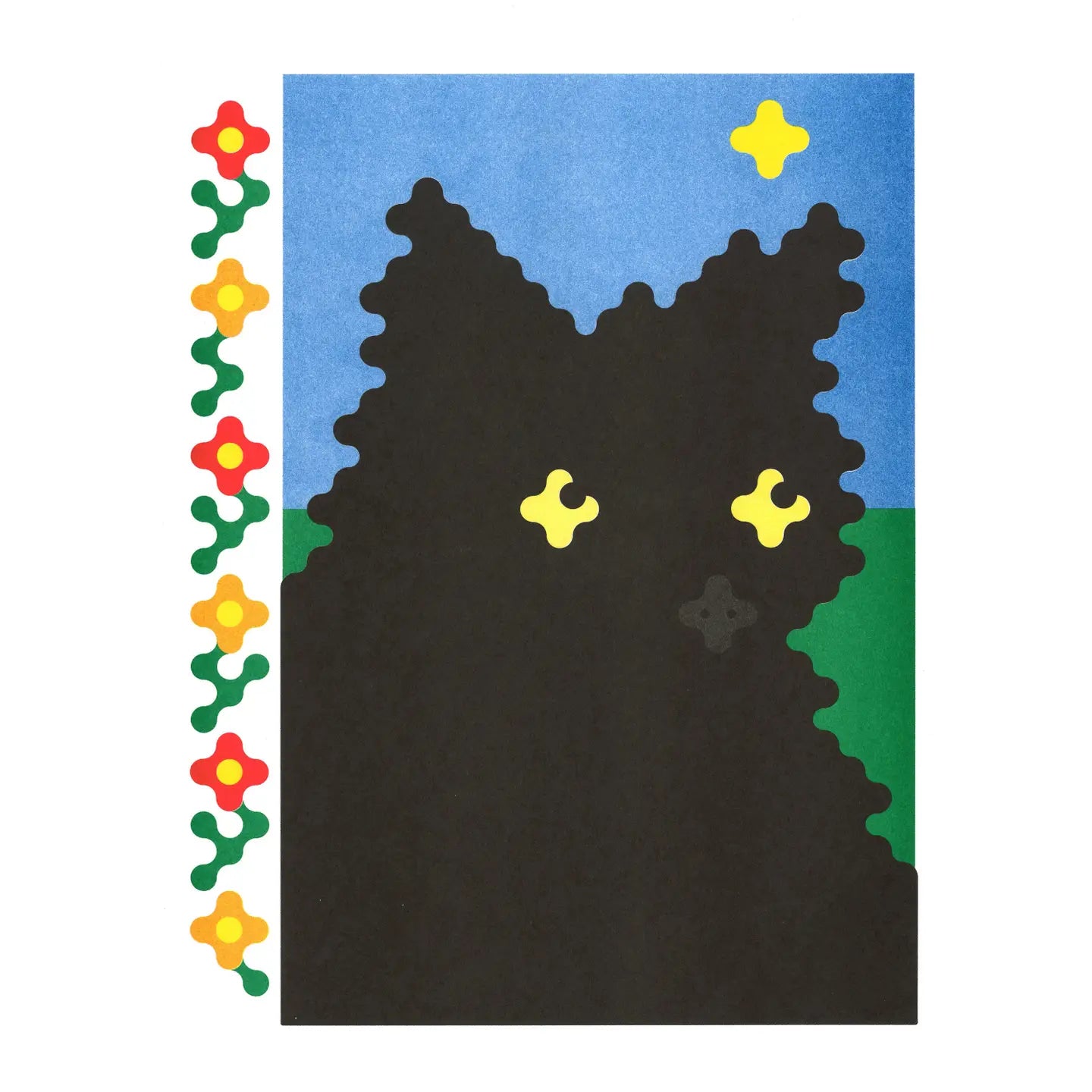 KIBLIND ATELIER | Print "Gato negro" X JOE O'DONELL