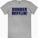 Camiseta "Dunder Mifflin INC Paper Company " (Gris)