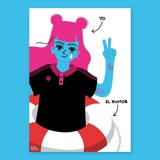CA LA VERA | Print A4: "El humor salvavidas"