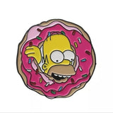 Pin Homer mordiendo una rosquilla