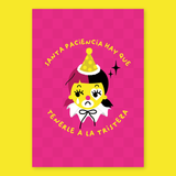 CA LA VERA | Print A4: "Santa paciencia a la tristeza"