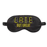 Antifaz para dormir "Late but Great"