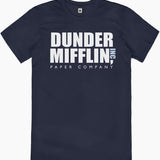 Camiseta "Dunder Mifflin INC Paper Company " (azul marino)