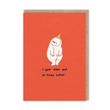 Postal "1 year older 10 times hotter" X OHH DEER