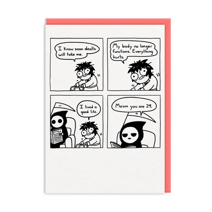 Postal "I lived a good life" X SARAH ANDERSEN