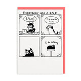 Postal "Everybody has a role" X SARAH ANDERSEN