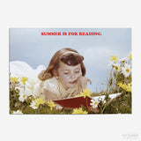 LA LLAMA | Postal "Summer is for reading"
