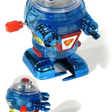 Robot a cuerda de plástico "Neutron"