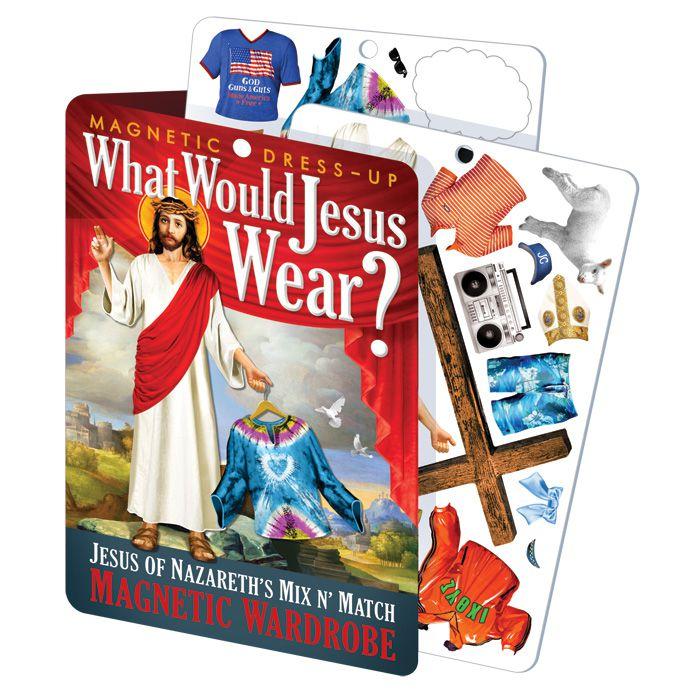 Imanes de nevera: What Would Jesus Wear?
