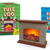 Mini Yule Log: chimenea navideña de sobremesa