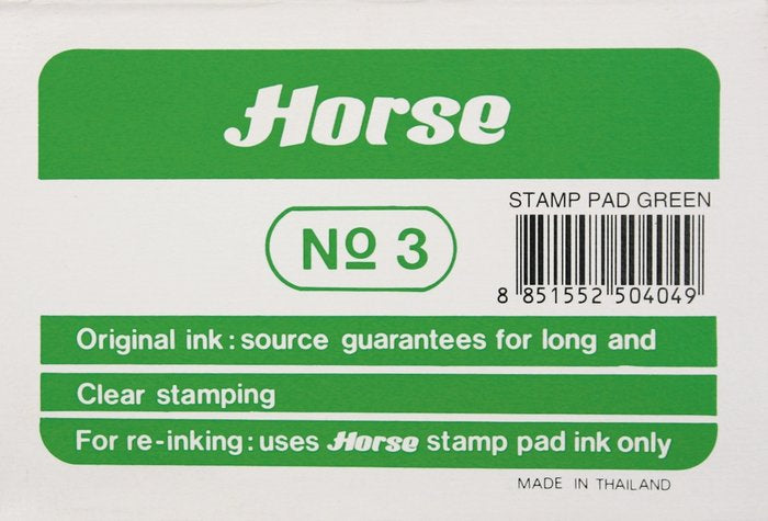 Tampón Horse VERDE (tinta para sellos)