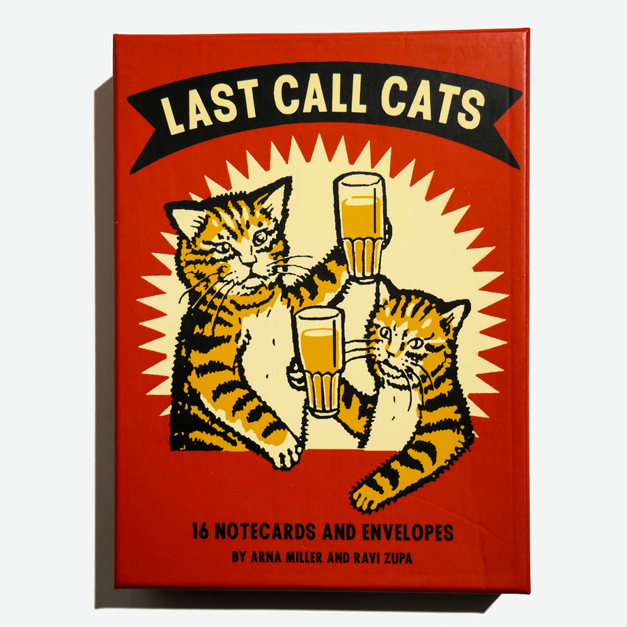 ARNA MILLER | Last Call Cats: 16 Notecards and Envelopes