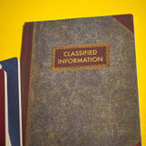 Libreta grande "Classified Information"
