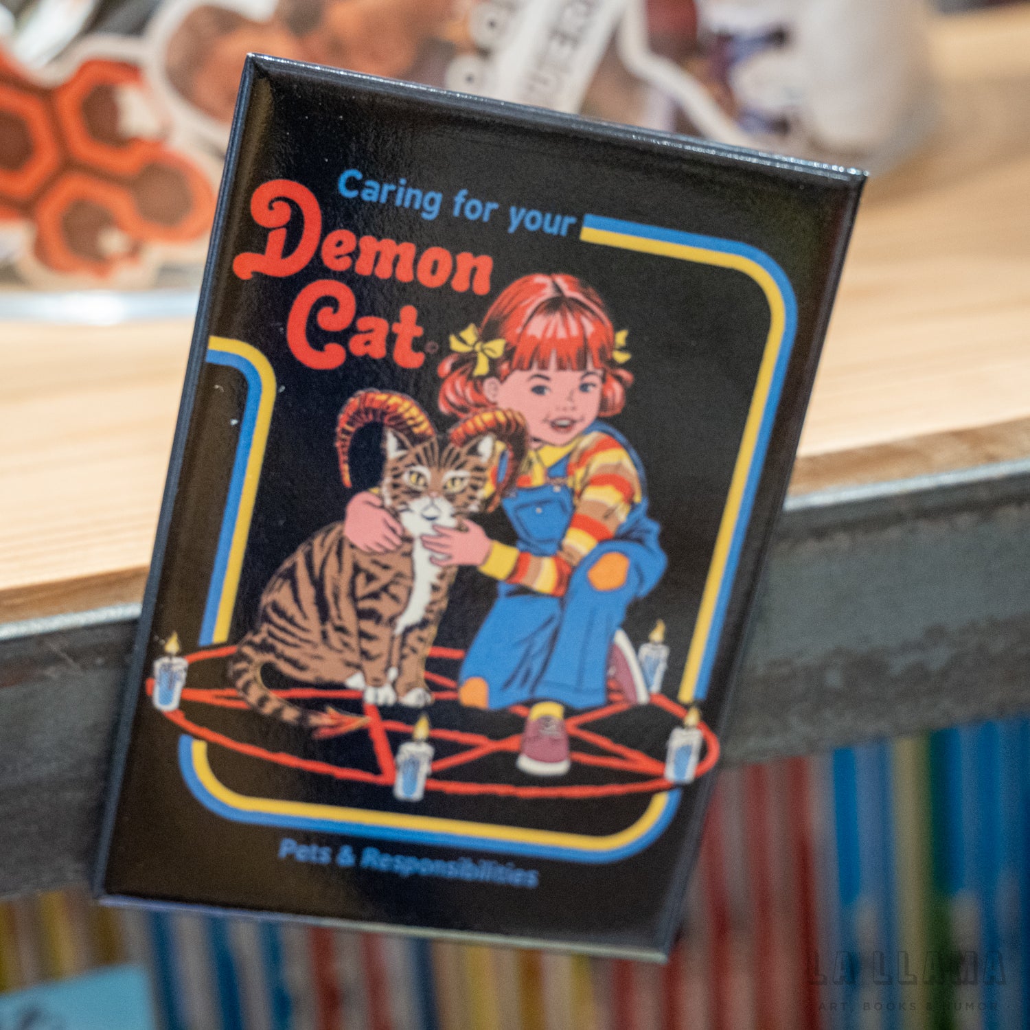 Imán "Caring for your Demon Cat" X EPHEMERA